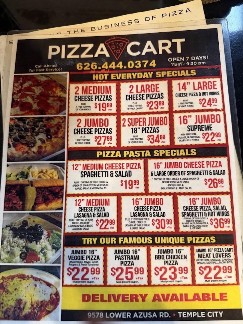 Pizza Cart Menu image 1